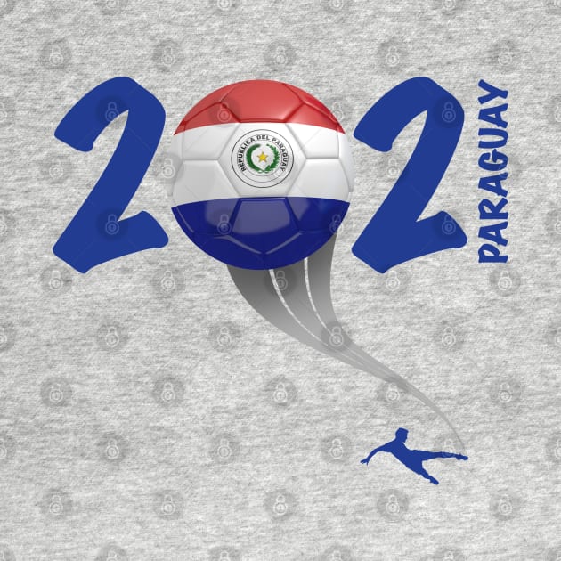 Paraguay Copa America Soccer 2021 by DesignOfNations